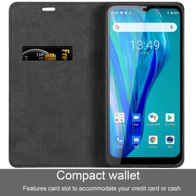 Lommebokdeksel Oukitel C23 PRO case (svart)