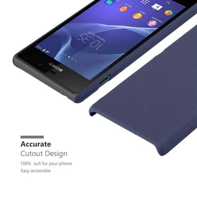 Sony Xperia M2 / M2 AQUA Hardt Deksel Cover (blå)