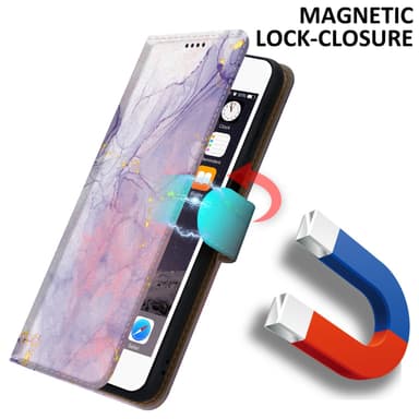 iPhone 6 / 6S lommebokdeksel etui (lilla)