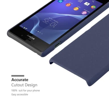Sony Xperia M2 / M2 AQUA Hardt Deksel Cover (blå)