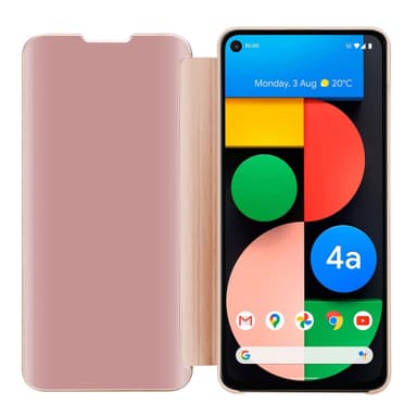 Google PIXEL 4A lommebokdeksel etui (rosa)