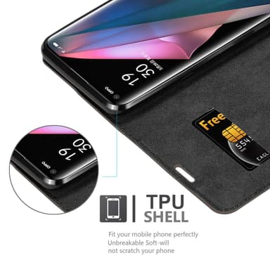 Oppo FIND X3 PRO lommebokdeksel case (brun)