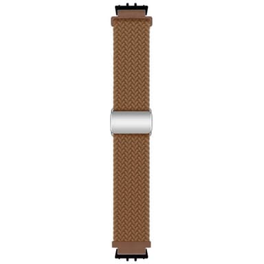 BK Flettet magnetisk klokkereim Samsung Galaxy Fit 3 - Brown
