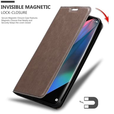Oppo FIND X3 PRO lommebokdeksel case (brun)