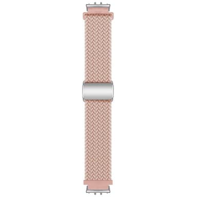 Flettet magnetisk klokkereim Samsung Galaxy Fit 3 - Pinksand