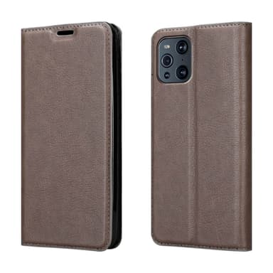 Oppo FIND X3 PRO lommebokdeksel case (brun)
