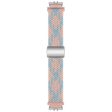 Flettet magnetisk klokkereim Samsung Galaxy Fit 3 - Blue Pink