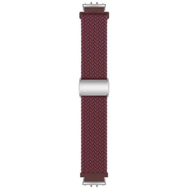 Flettet magnetisk klokkereim Samsung Galaxy Fit 3 - Winered