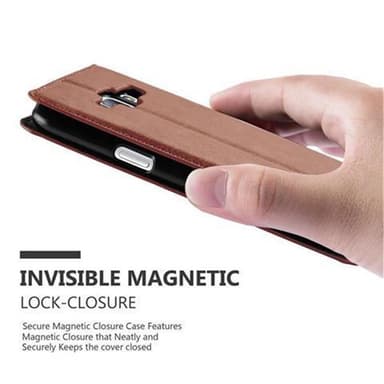 Samsung Galaxy J1 2015 lommebokdeksel case (brun)
