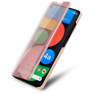 Google PIXEL 4A lommebokdeksel etui (rosa)