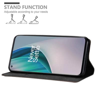 OnePlus Nord N10 5G lommebokdeksel case (brun)
