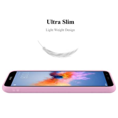 Deksel Honor 7X Silikon cover (rosa)