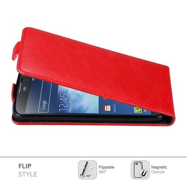 Samsung Galaxy NOTE 3 deksel flip cover (rød)