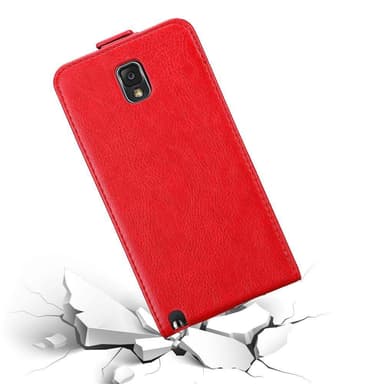 Samsung Galaxy NOTE 3 deksel flip cover (rød)