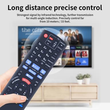 TV-fjernkontroll erstatning for N2QAYB000953 for Panasonic TV
