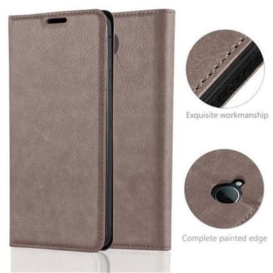 Nokia Lumia 650 lommebokdeksel case (brun)