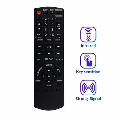 TV-fjernkontroll erstatning for N2QAYB001102 for Panasonic TV
