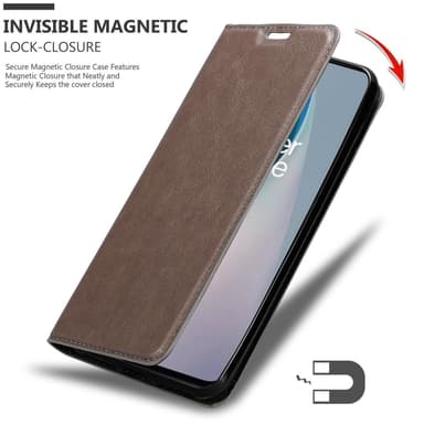 OnePlus Nord N10 5G lommebokdeksel case (brun)