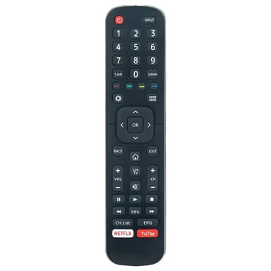 TV-fjernkontroll erstatning for EN2B27V/EN2B27DF for Hisense TV