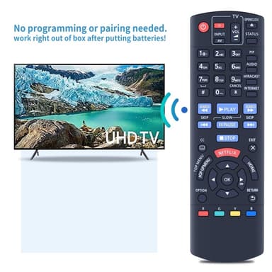 TV-fjernkontroll erstatning for N2QAYB000953 for Panasonic TV