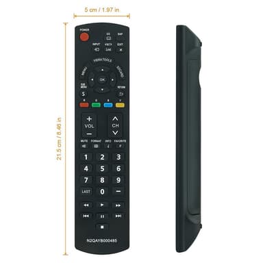 TV-fjernkontroll erstatning for N2QAYB000485 for Panasonic TV