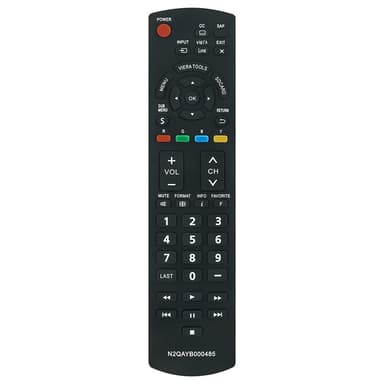 TV-fjernkontroll erstatning for N2QAYB000485 for Panasonic TV