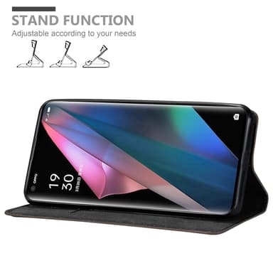Oppo FIND X3 PRO lommebokdeksel case (brun)