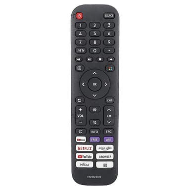 Erstatning av TV-fjernkontroll for EN2N30H for Hisense TV