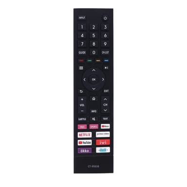 TV-fjernkontroll erstatning for CT-95038 for TOSHIBA TV