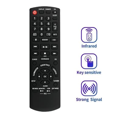 TV-fjernkontroll erstatning for N2QAYB001094 for Panasonic TV