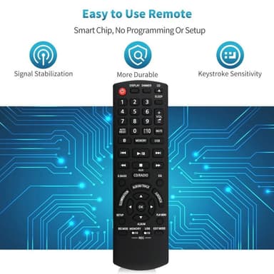 TV-fjernkontroll erstatning for N2QAYB001094 for Panasonic TV