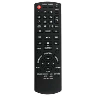 TV-fjernkontroll erstatning for N2QAYB001094 for Panasonic TV
