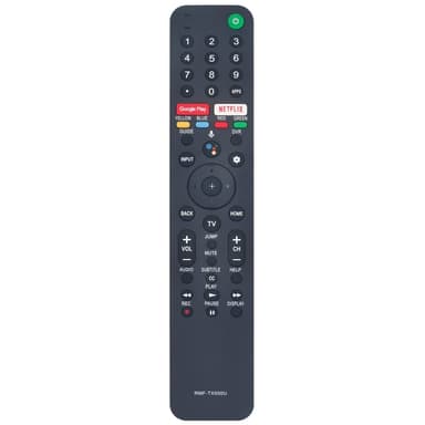Erstatning av TV-fjernkontroll RMF-TX500U for Sony TV (støtter ikke stemmefunksjon)