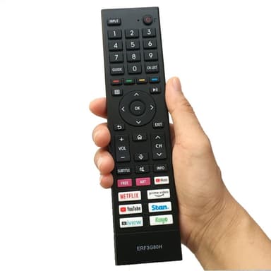 Erstatning av TV-fjernkontroll for ERF3G80H for Hisense TV