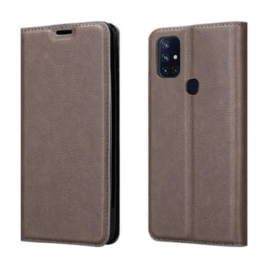 OnePlus Nord N10 5G lommebokdeksel case (brun)