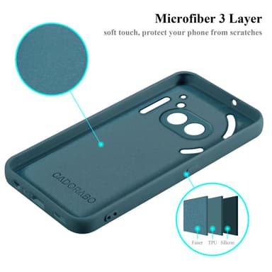 Nothing Phone 2a silikondeksel case (grønn)