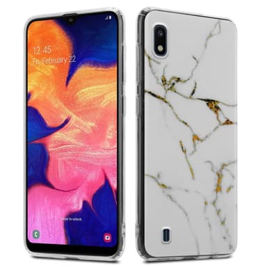 Samsung Galaxy A10 / M10 lommebokdeksel etui (hvit)