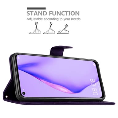Google PIXEL 4A 5G lommebokdeksel Blomster (Turkis)