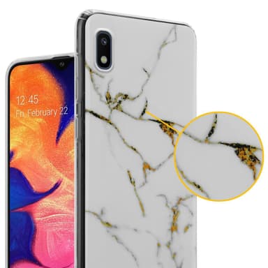 Samsung Galaxy A10 / M10 lommebokdeksel etui (hvit)