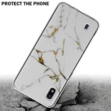 Samsung Galaxy A10 / M10 lommebokdeksel etui (hvit)