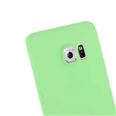 Deksel Samsung Galaxy S6 EDGE Silikon cover (grønn)