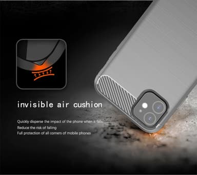 Deksel iPhone 11 ultra slim (grå)
