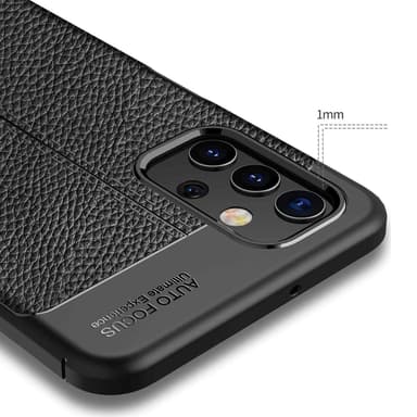 Samsung Galaxy A32 5G Deksel Kunstskinn (svart)