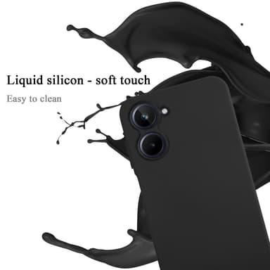 Realme 10 4G silikondeksel case (Svart)