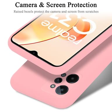 Realme C31 silikondeksel case (rosa)