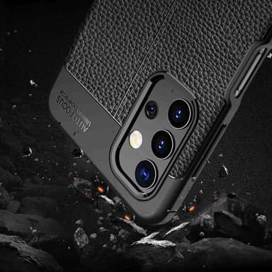 Samsung Galaxy A32 5G Deksel Kunstskinn (svart)