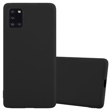 Deksel Samsung Galaxy A31 Silikon cover (svart)