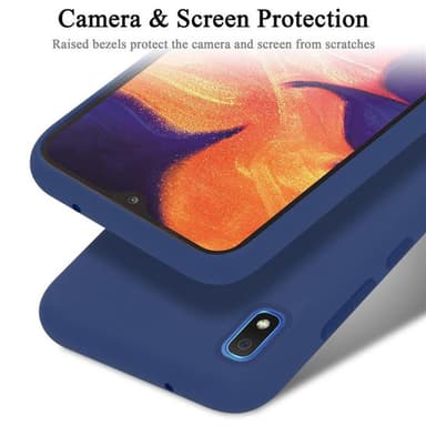 Samsung Galaxy A10 / M10 silikondeksel case (blå)