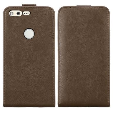Google PIXEL deksel flip cover (brun)