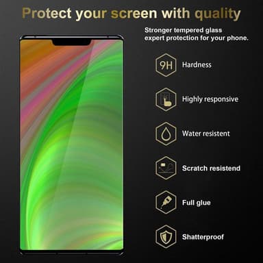 Huawei MATE 30 PRO Skjermbeskytter Skärmskydd (hvit)